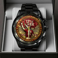Texas A&M Aggies Football Black Stainless Steel Watch – TANTN17946