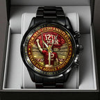 Texas A&M Aggies Football Black Stainless Steel Watch – TANTN17946