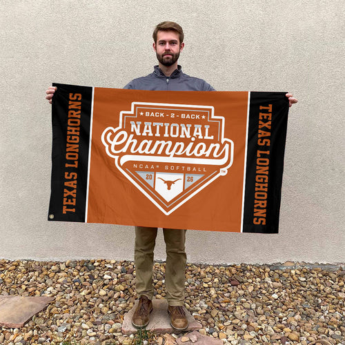 Texas Longhorns 2026 NCAA Women's Softball Champions 3D Double-side House Flag – HOATT18428