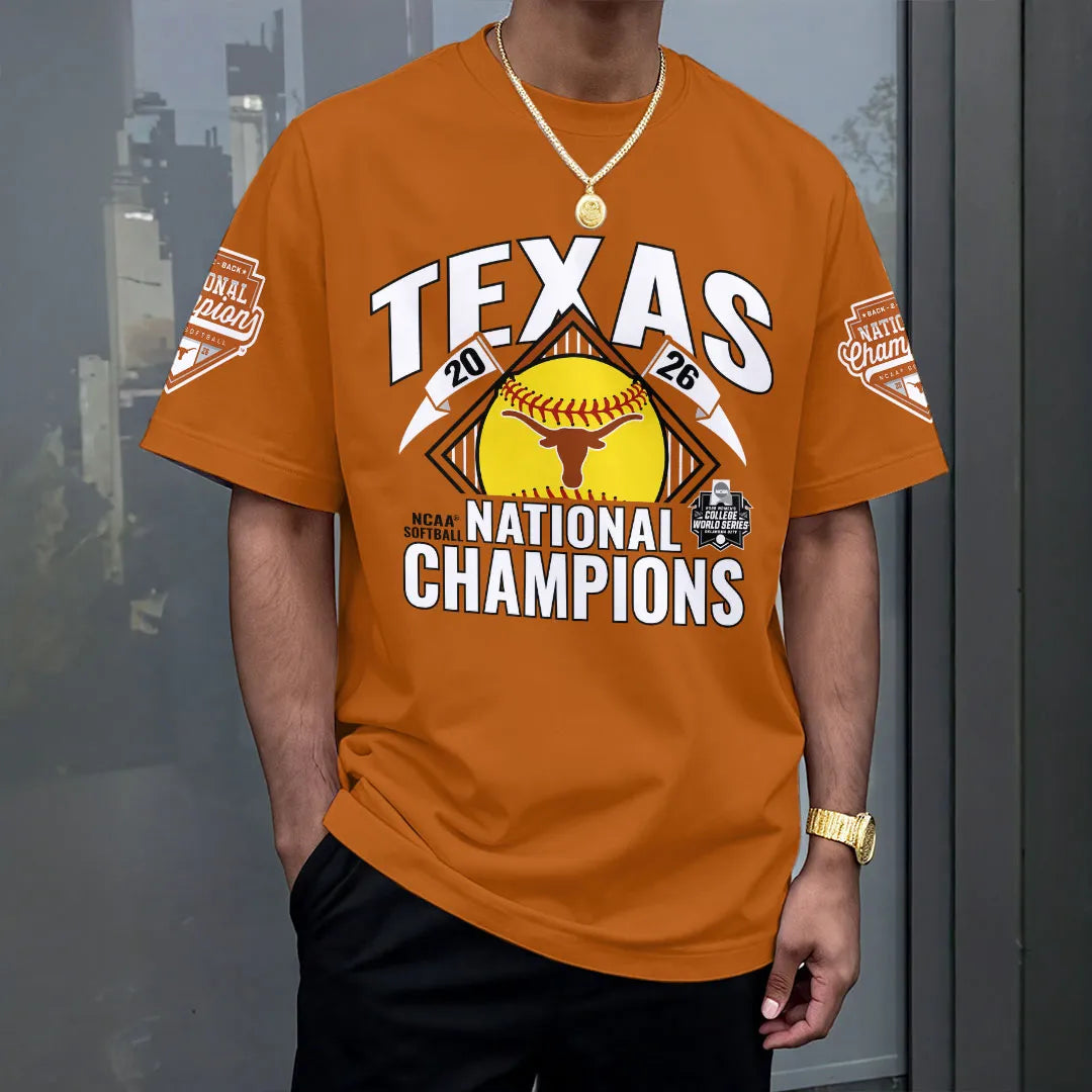 Texas Longhorns 2026 NCAA Women's Softball Champions 3D Apparel – HOATT18438