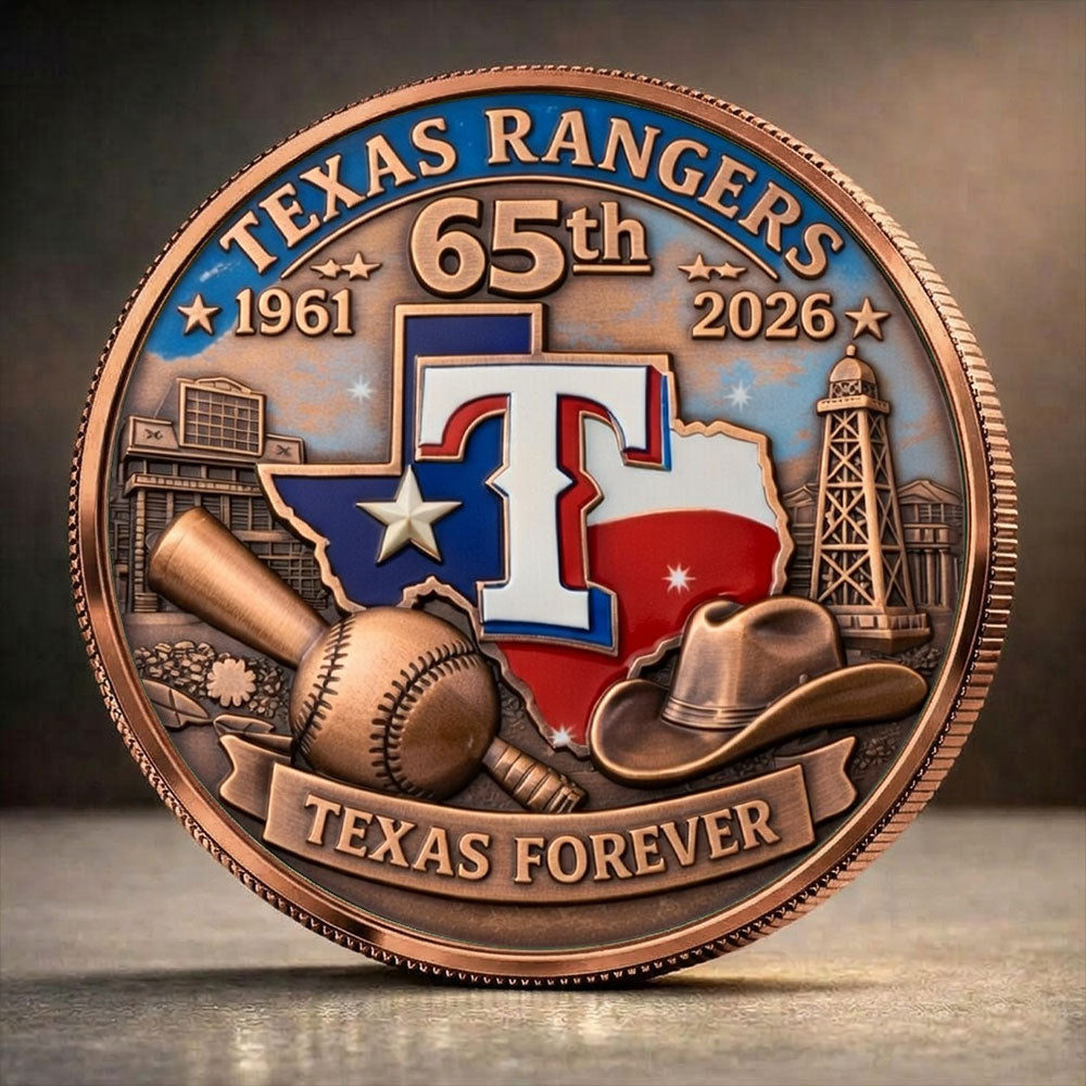 Texas Rangers 65th Anniversary Commemorative Coin – TANTN21608