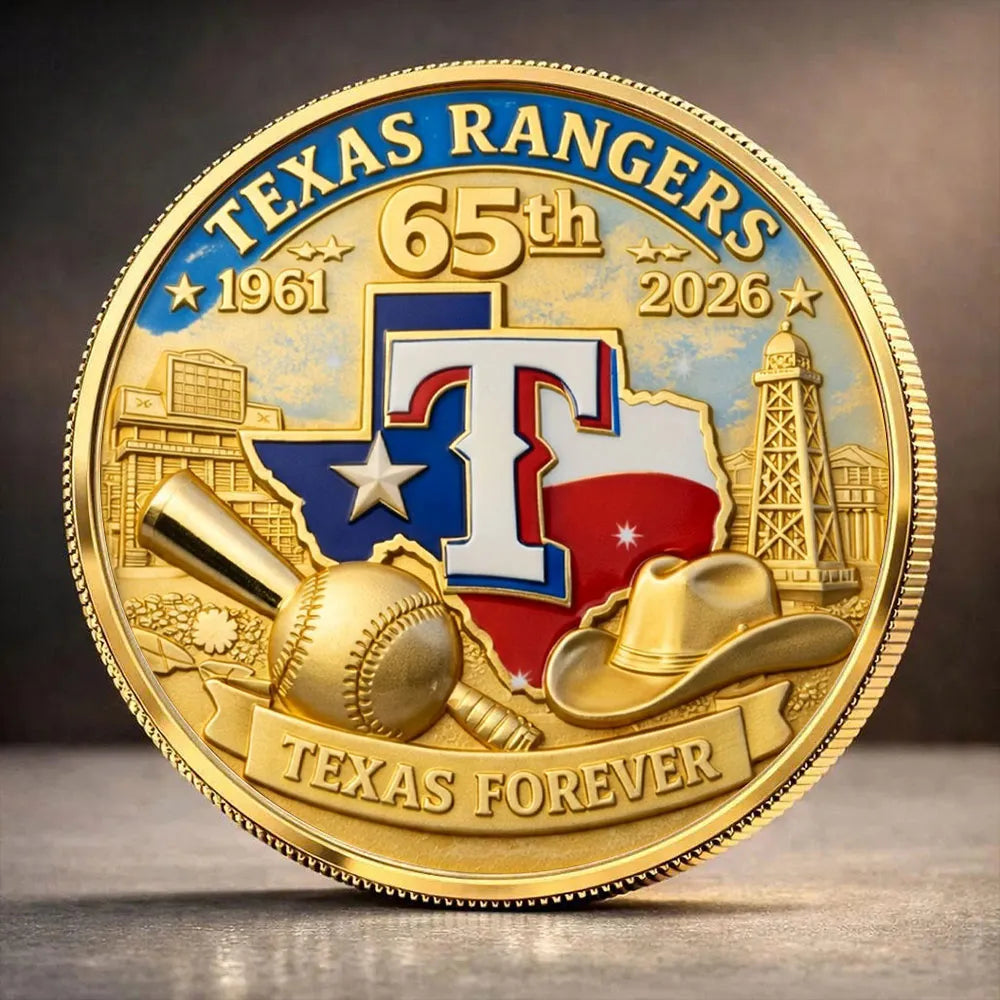 Texas Rangers 65th Anniversary Commemorative Coin – TANTN21608
