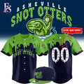 The Asheville Tourists Snot Otters Baseball Jersey