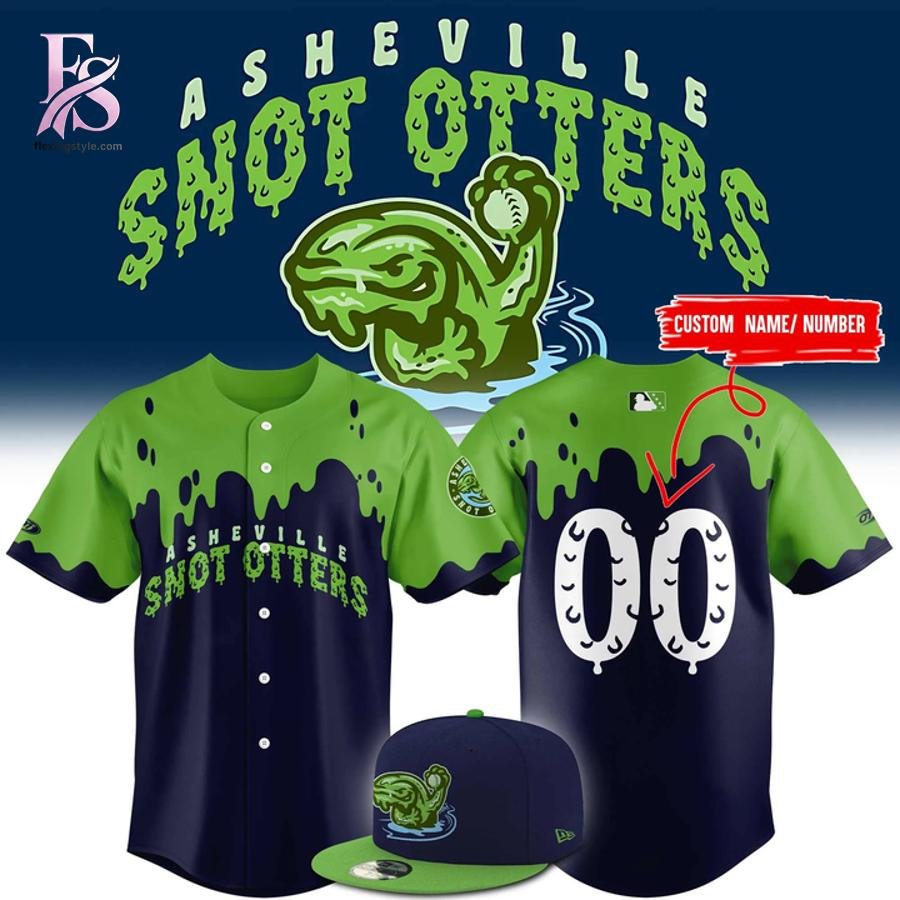 The Asheville Tourists Snot Otters Baseball Jersey