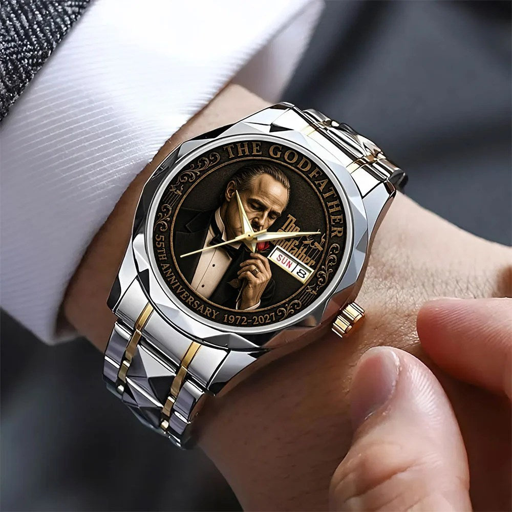 The Godfather 55th Anniversary Alloy Luxury Quartz Watch – TANTN25235