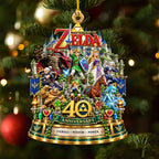 The Legend of Zelda 40th Anniversary Custom Shape 2-side Printed Acrylic Ornament – HOATT21390