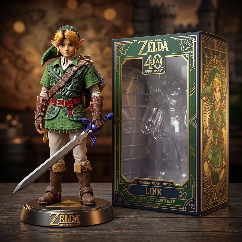 The Legend of Zelda 40th Anniversary 3D Collectible Vinyl Figure – TMTHU9897