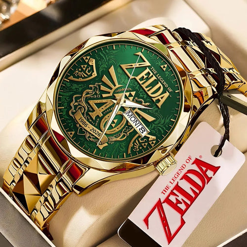 The Legend of Zelda 40th Anniversary Alloy Luxury Quartz Watch – TMTHU9937