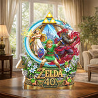 The Legend of Zelda 40th Anniversary Custom Shape Acrylic Plaque – HOATT21393
