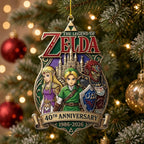 The Legend of Zelda 40th Anniversary Custom Shape 1-side Printed Acrylic Ornament – MAITM15491