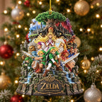 The Legend of Zelda 40th Anniversary Custom Shape 2-side Printed Acrylic Ornament – MAITM15330