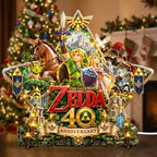 The Legend of Zelda 40th Anniversary Custom Shape Acrylic Light Box – TMTHU9670