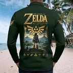 The Legend of Zelda 40th Anniversary Concert Zip Polo Shirt – HOATT21077