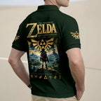 The Legend of Zelda 40th Anniversary Concert Zip Polo Shirt – HOATT21077
