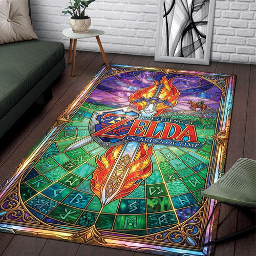 The Legend of Zelda: Ocarina of Time Rectangular Rug – MAITM15401