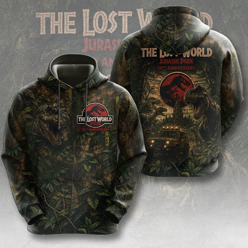 The Lost World: Jurassic Park 30th Anniversary 3D Apparel – TMTHU8827