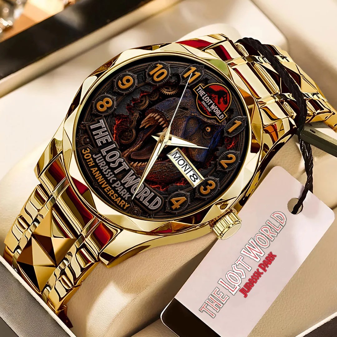 The Lost World: Jurassic Park 30th Anniversary Alloy Luxury Quartz Watch – TMTHU8848