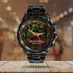 The Lost World: Jurassic Park 30th Anniversary Black Stainless Steel Watch – TMTHU8774