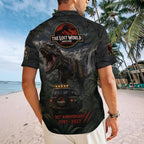 The Lost World: Jurassic Park 30th Anniversary Short Sleeve Button-Down Shirt – TMTHU8779