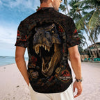 The Lost World: Jurassic Park 30th Anniversary Short Sleeve Button-Down Shirt – TMTHU8852