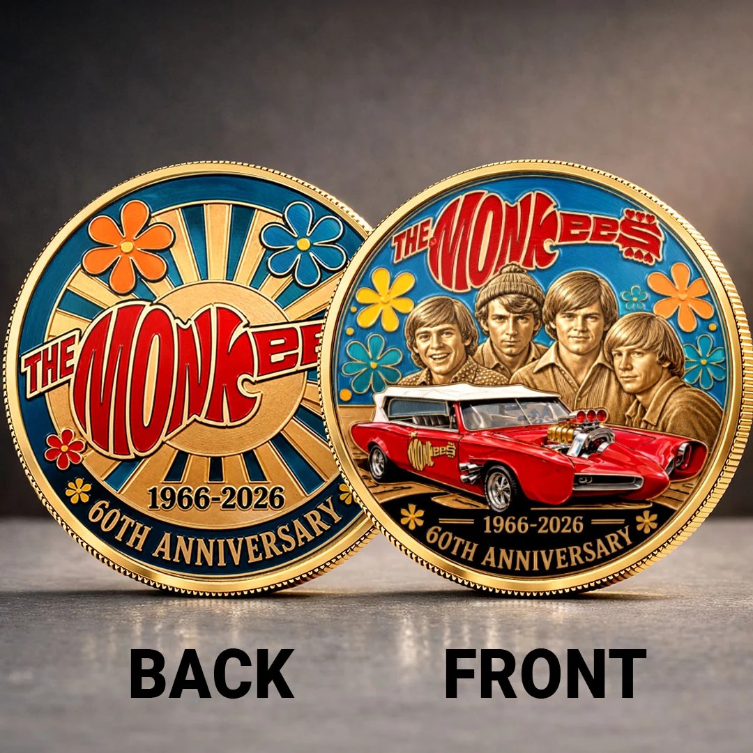 The Monkees 60th Anniversary Commemorative Coin – TANTN25504