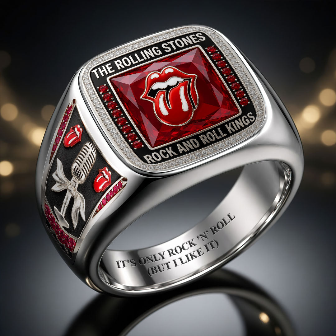 The Rolling Stones 3D Engraved Ring – HOATT18542