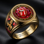 The Rolling Stones 3D Engraved Ring – HOATT18542