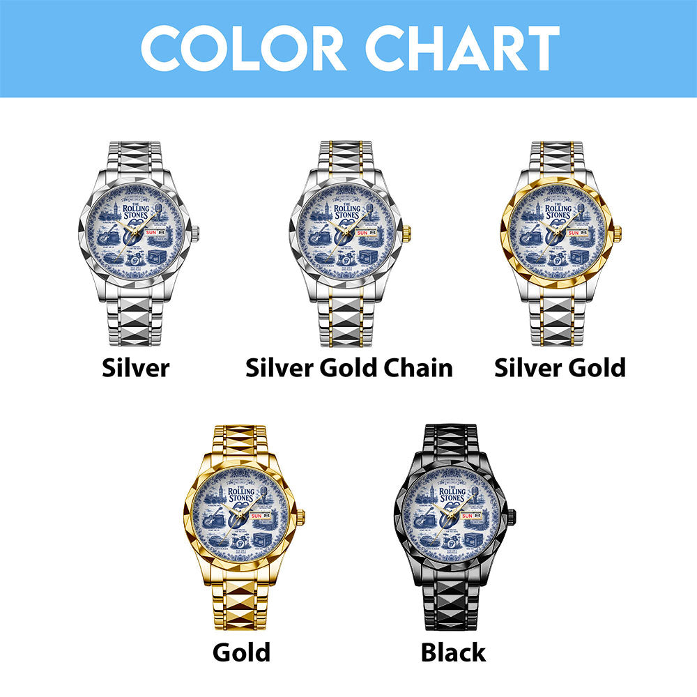 The Rolling Stones Alloy Luxury Quartz Watch – TANTN24476