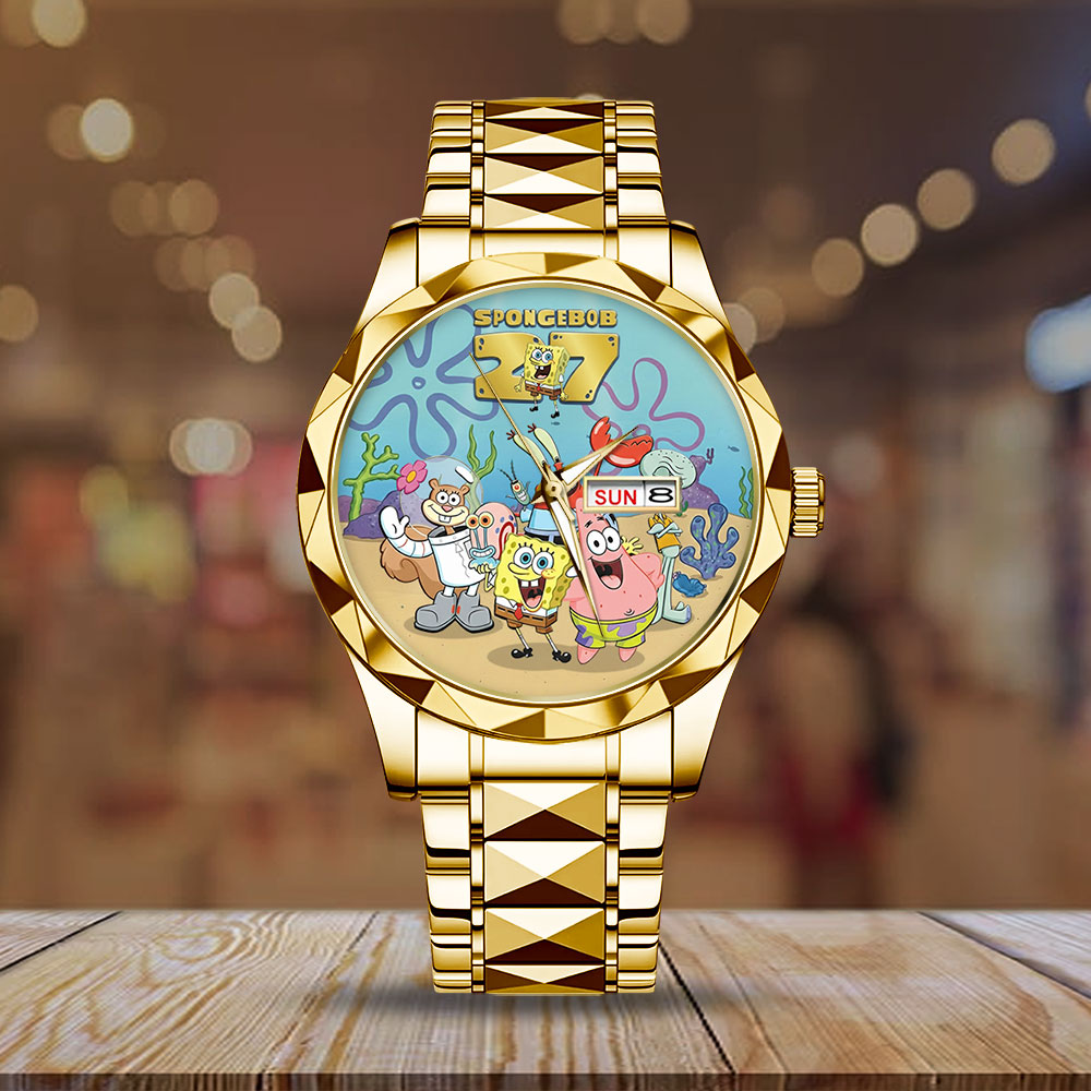 SpongeBob SquarePants 27th Anniversary Alloy Luxury Quartz Watch – TMTHU3348