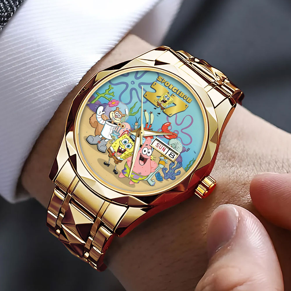 SpongeBob SquarePants 27th Anniversary Alloy Luxury Quartz Watch – TMTHU3348