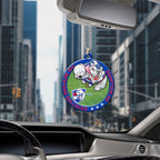 Western Bulldogs Custom Shape 2-sided Acrylic Car Ornament – HOATT13365