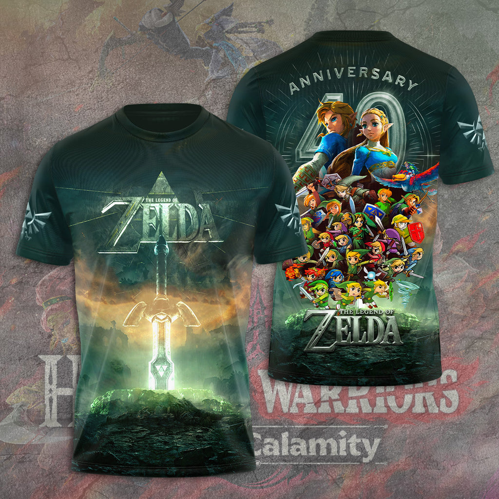 The Legend of Zelda 40th Anniversary 3D Apparel – GNE4875