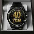 The Legend of Zelda 40th Anniversary Black Stainless Steel Watch – GNE4871
