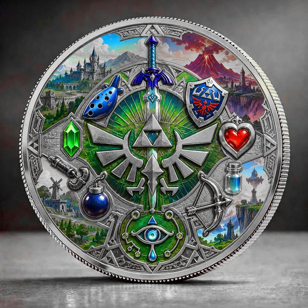 The Legend of Zelda 40th Anniversary Commemorative Coin – GNE8756