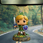 The Legend of Zelda 40th Anniversary Custom shape 2-sided Acrylic Car Ornament – TANTN20250