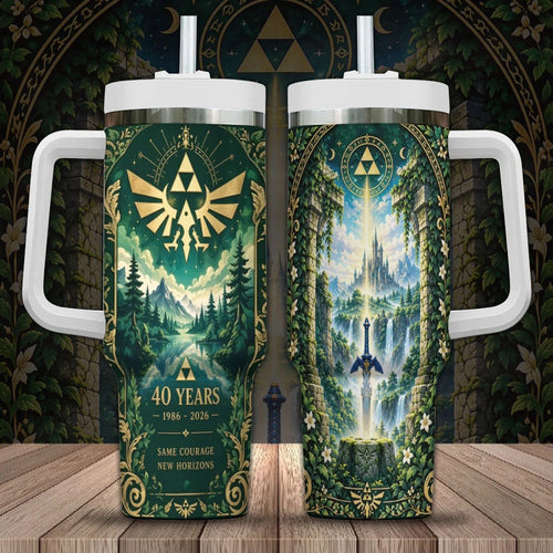 The Legend of Zelda 40th Anniversary 40oz Tumbler – MAITM15512