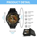 The Legend of Zelda: Ocarina of Time Black Stainless Steel Watch – GNE9207