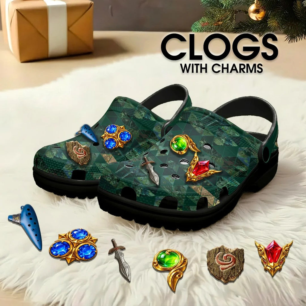 The Legend of Zelda: Ocarina of Time Custom Clogs – GNE8729