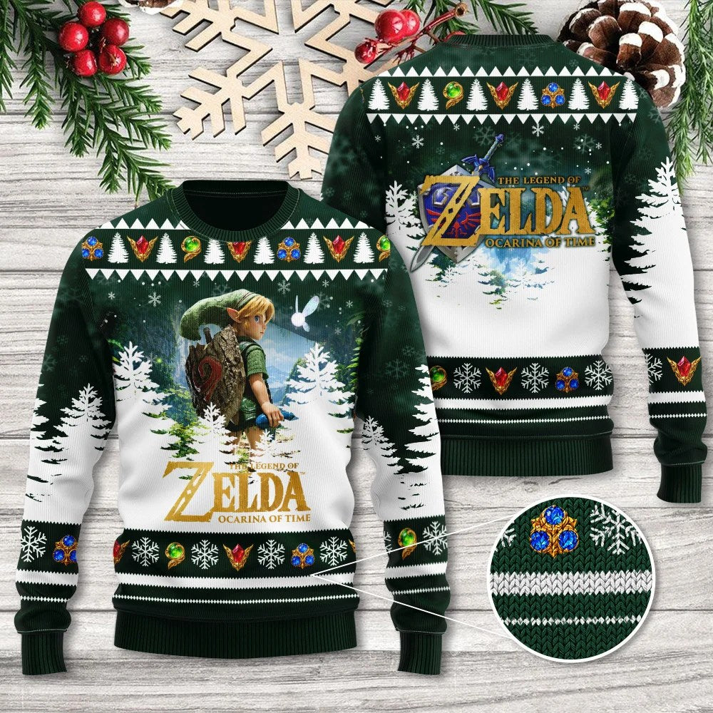 The Legend of Zelda: Ocarina of Time Ugly Sweater – GNE8615