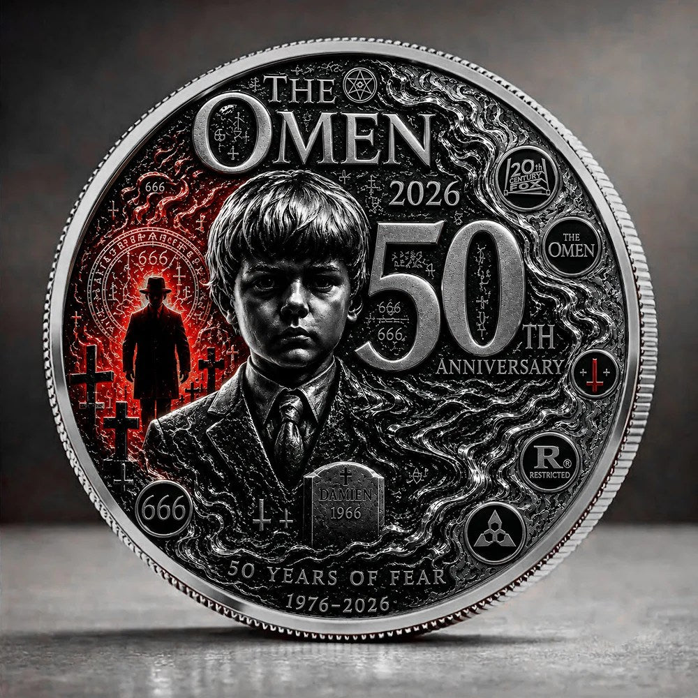 The Omen 50th Anniversary Commemorative Coin – GNE8249