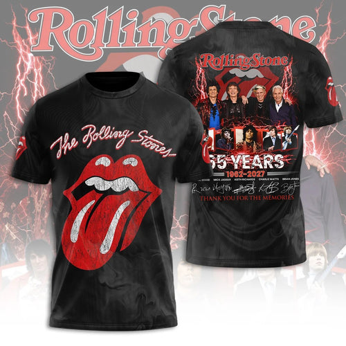 The Rolling Stones 65 Years 3D Apparel – TANTN25174