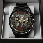 The Rolling Stones 65 Years Anniversary Black Stainless Steel Watch – TANTN24556