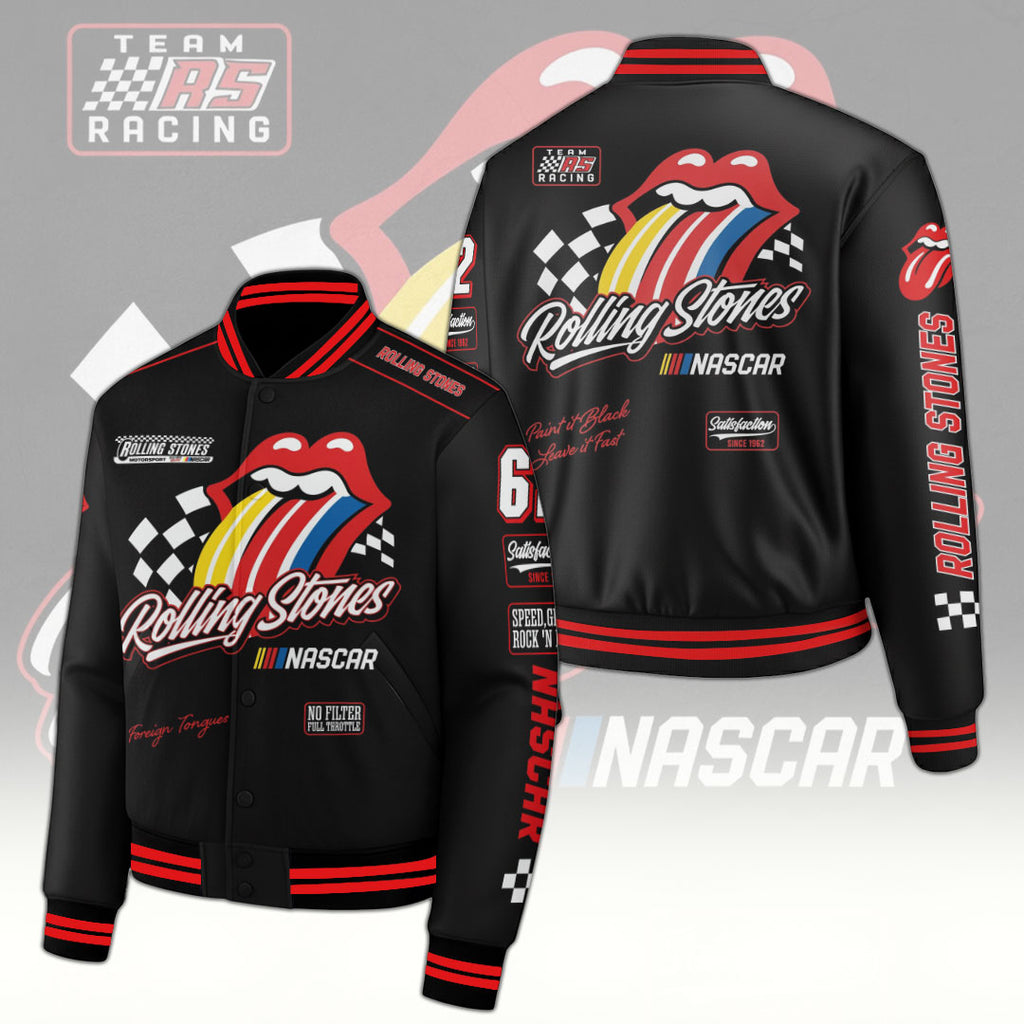 The Rolling Stones x NASCAR Varsity Jacket – TANTN24266