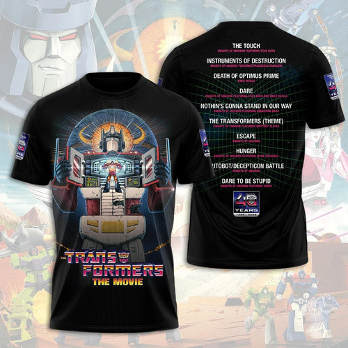 The Transformers: The Movie 40th Anniversary 3D Apparel – TANTN26378