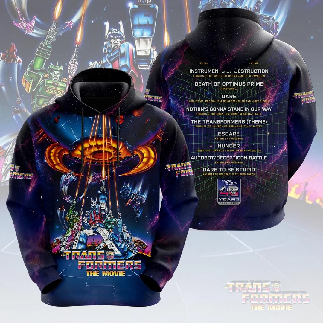 The Transformers: The Movie 40th Anniversary 3D Apparel – HOATT26898