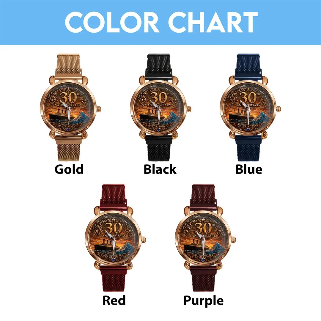 Titanic 30th Anniversary Mesh Strap Quartz Watch – TMTHU9081