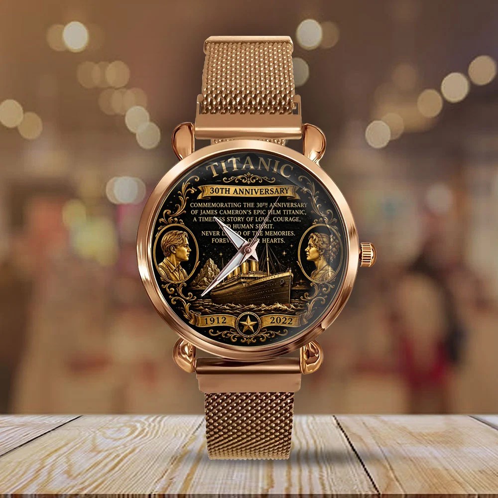 Titanic 30th Anniversary Mesh Strap Quartz Watch – TANTN25317
