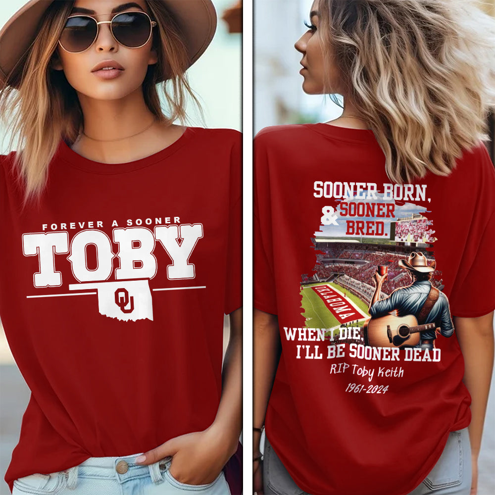 Toby Keith x Oklahoma Sooners Football 3D Apparel – MAITM 6564