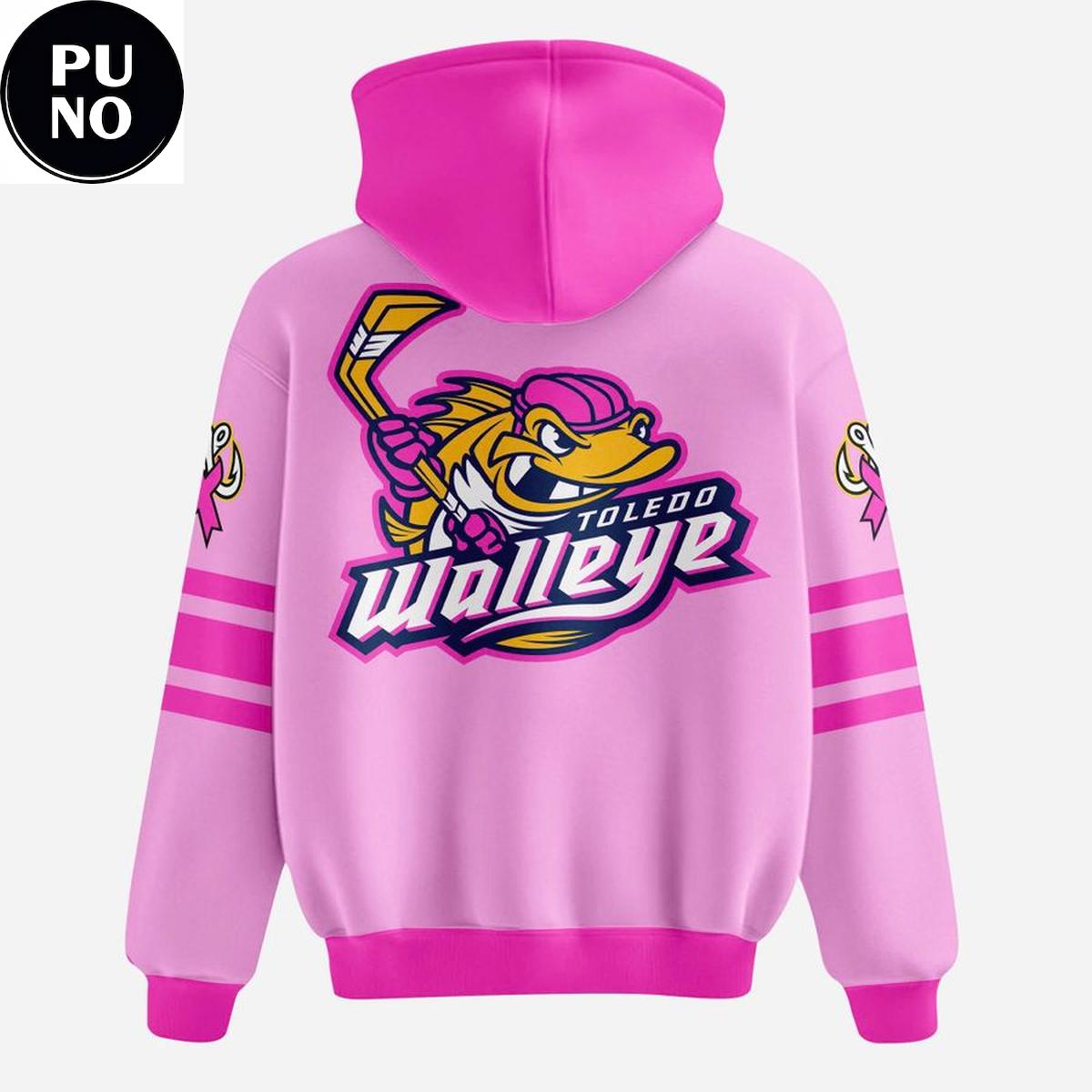 Toledo Walleye Pink in the Rink 2026 Hoodie T-Shirt