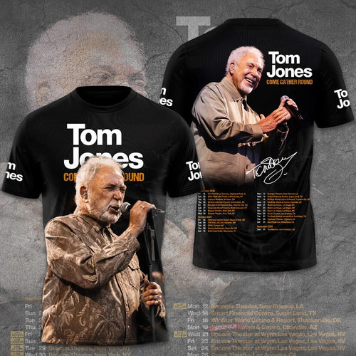 Tom Jones Tour 2026 3D Apparel – GNE8372